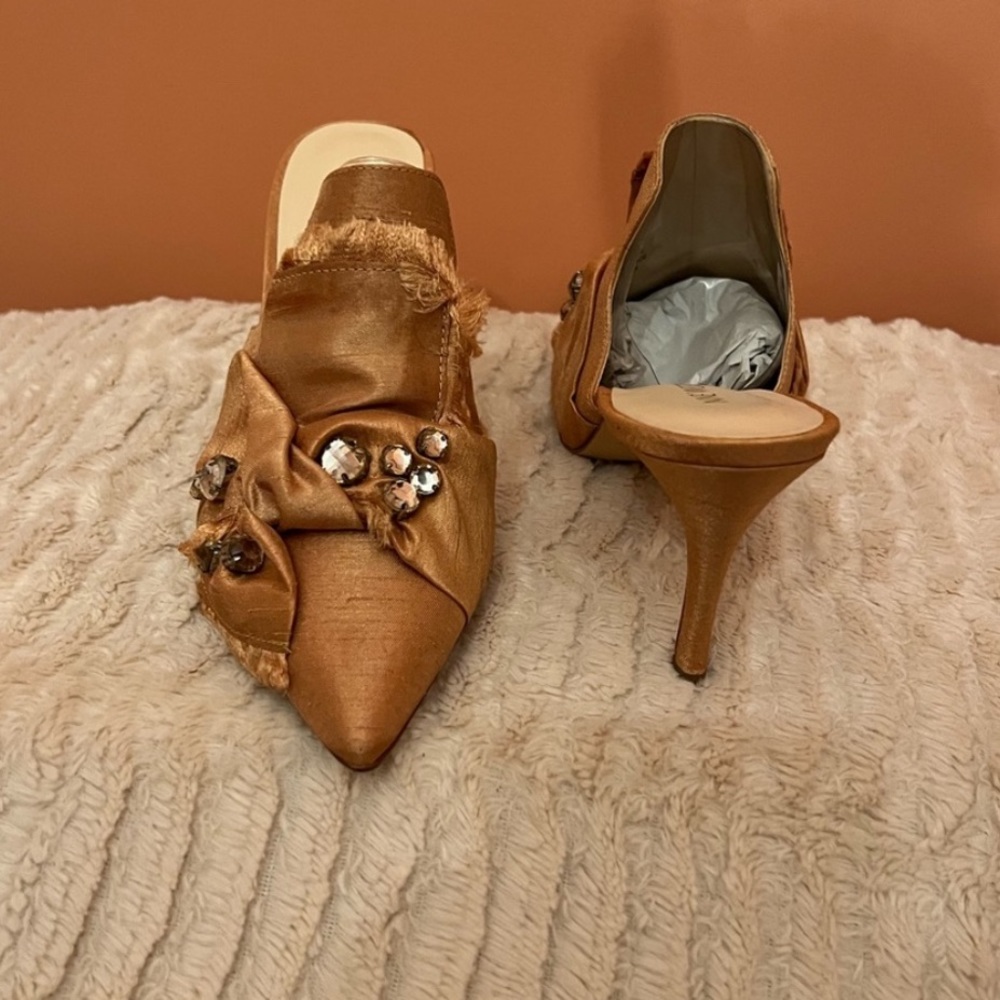 Nine West; Macadamia Embellished Mules/Slides - image 5